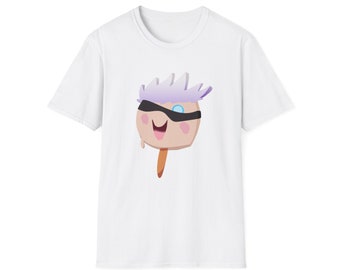 Gojo Popsicle T-Shirt MELTED | Cute 90's T-Shirt | Anime JJK Jujutsu Kaisen