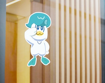 Quaxly Salute ! | Vinyl Waterproof sticker | Video game pokemon sticker |