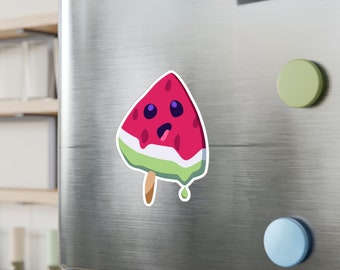 Melted Watermelon Popsicle Sticker | Waterproof Vinyl, 90's Pop Art