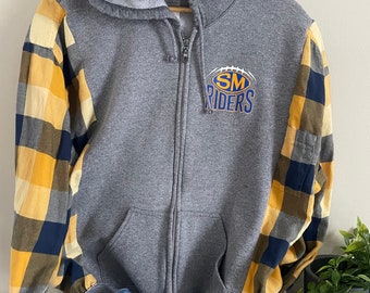St. Mary's Roughrider Hoodie Repurpose / Rework / Reuse / Upcycle