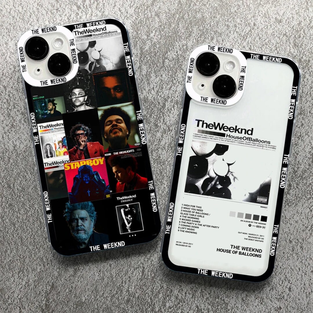 The Weeknd Phone Case for iPhone 15 14 13 12 Cover Transparent