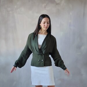 Green Evening Jacket Etsy