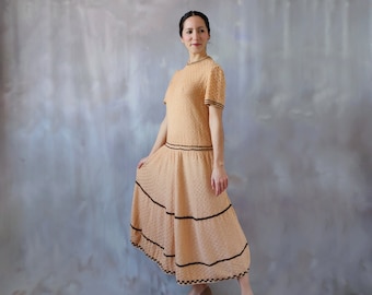 brown crochet midi dress Handcrafted Crochet Midi Dress – Modern Heritage Collective