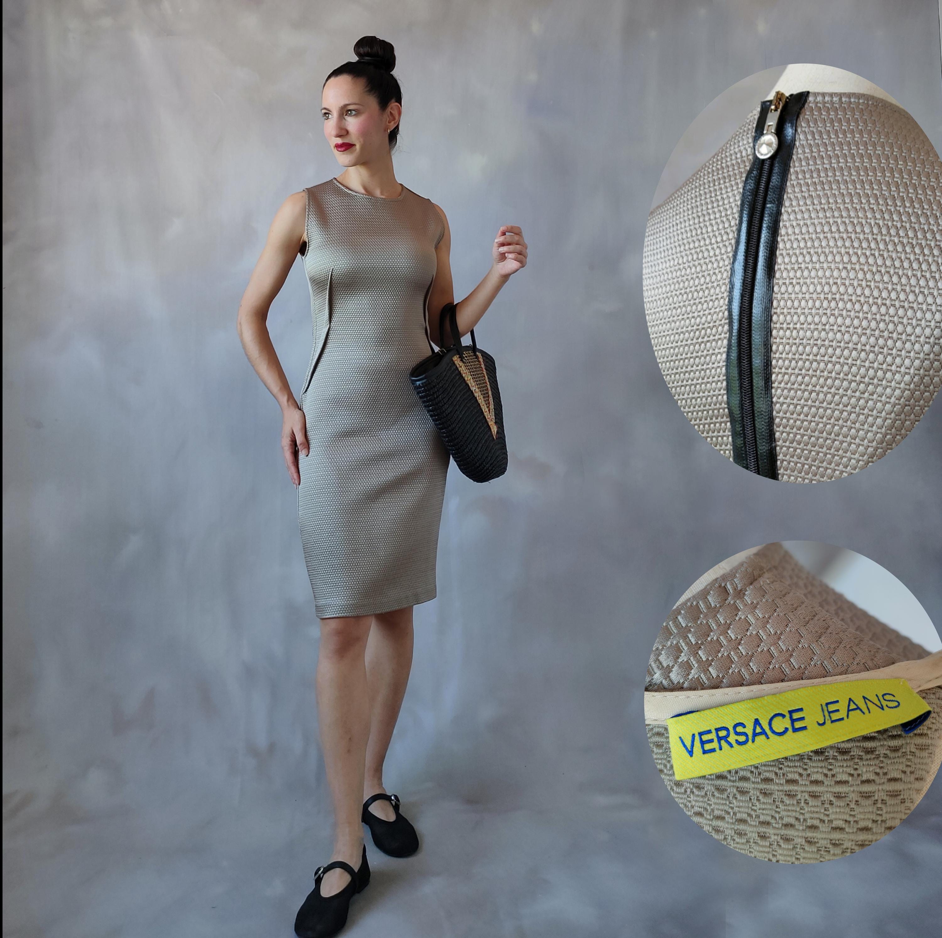 Versace Black and Gold Dress - Etsy