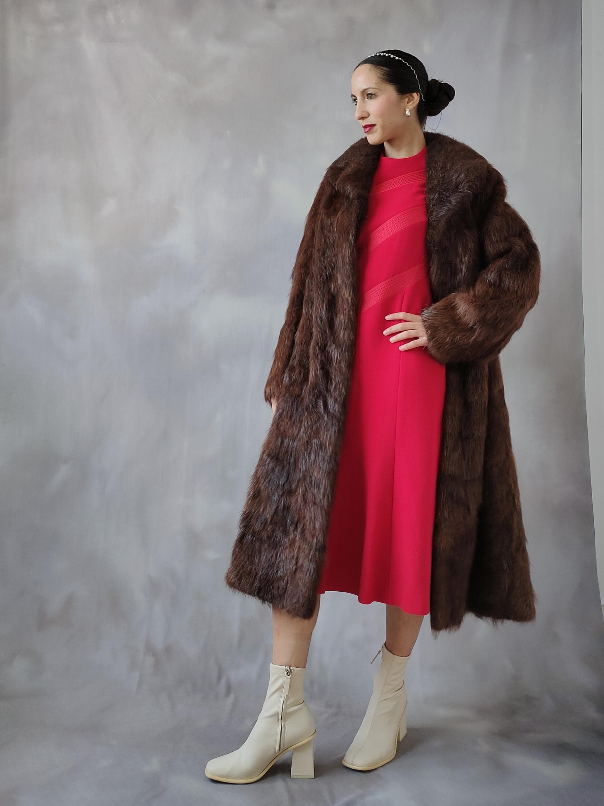 【美品】thetoe　Christmas fur coat Sサイズ thetoe Christmas fur coat - メルカリ