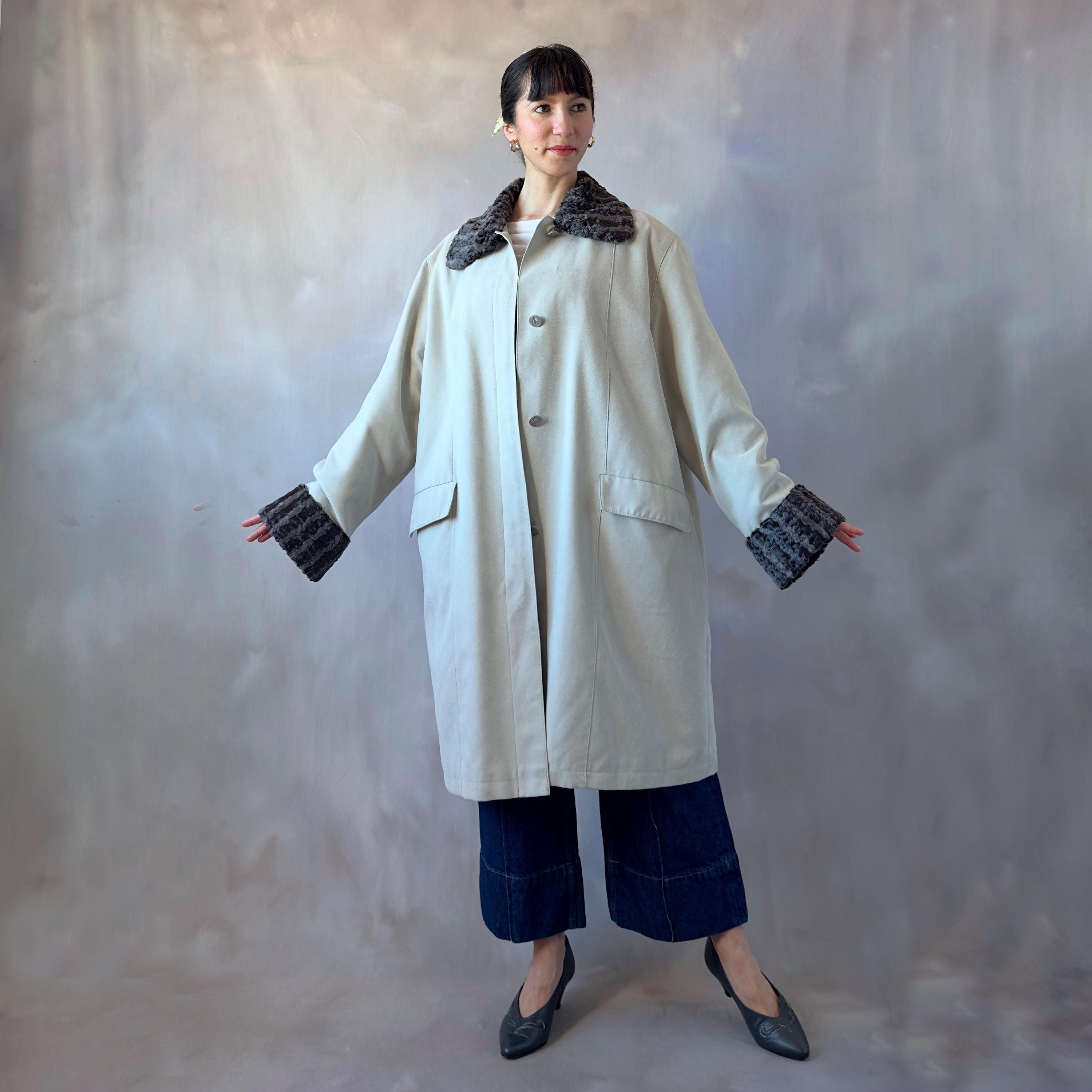 ジャケット・アウター 80s Vintage Classic Super Long Coat. Trench Coat/Mac 1980s Vintage Outerwear Coats & Jackets for