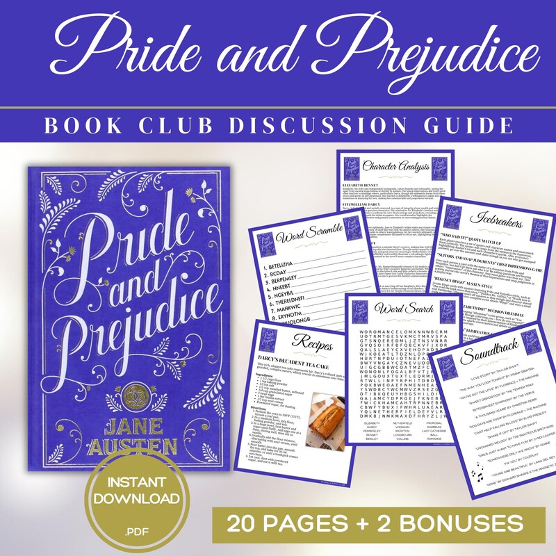 Pride and Prejudice Etsy