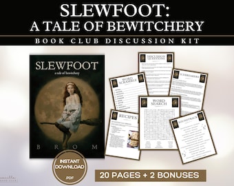Slewfoot A Tale of Bewitchery Book Club Guide Book Club Games Book Discussion Questions Brom Book Club Kit Fantasy Horror Historical Fiction