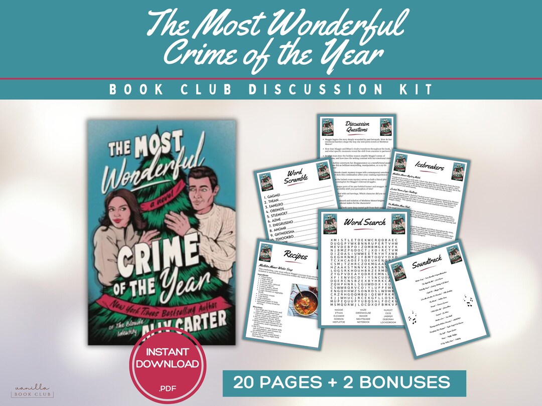 The Most Wonderful Crime of the Year Book Club Guide
