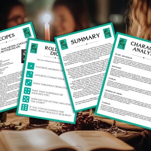 A Court of Mist and Fury Book Club Guide ACOMAF Book Discussion Questions Sarah J Maas ACOTAR Book Club Activities Fantasy Feyre Rhysand