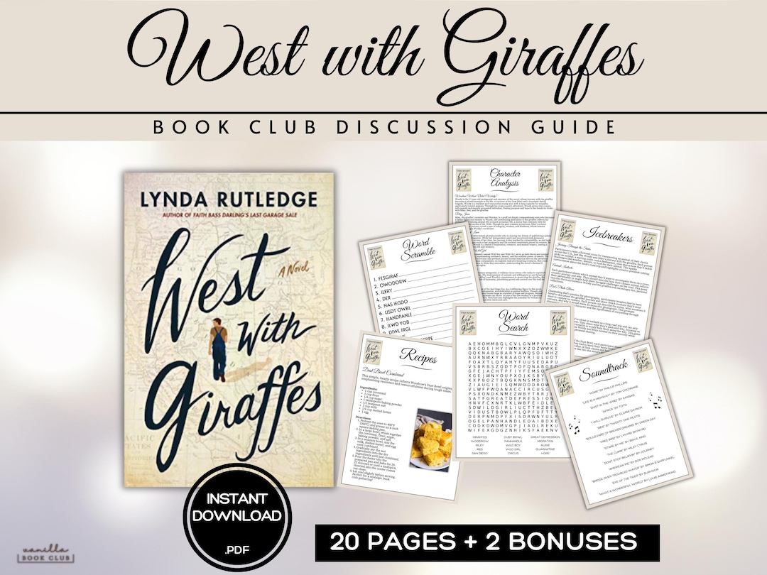 Book Club Questions For West With Giraffes