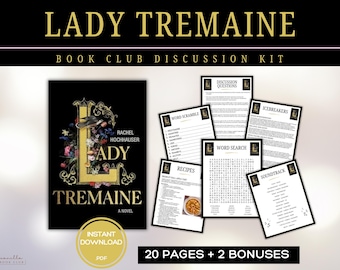 Lady Tremaine Book Club Kit Book Club Guide Book Club Games Discussion Questions Rachel Hochhauser BookTok Fantasy Historical Fiction