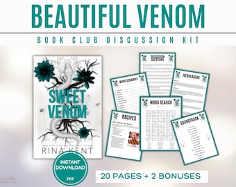 Sweet Venom Book Club Guide Book Club Games Book Discussion Questions Rina Kent Book Club Kit Activity Dark Romance Sports Romance Viper