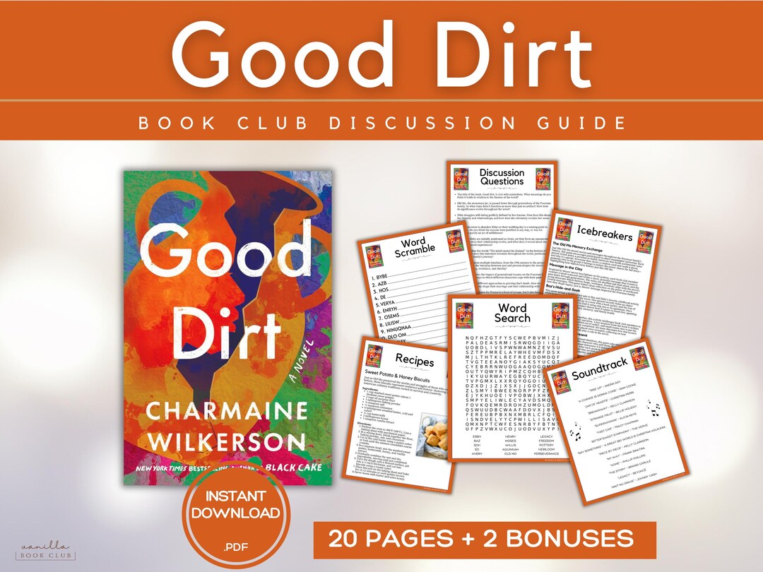 Good Dirt Book Club Guide Book Club Games Book Discussion