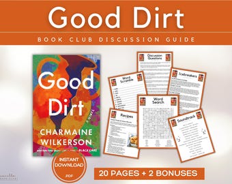 Good Dirt Book Club Guide Book Club Games Book Discussion Questions Charmaine Wilkerson Book Club Kit Activity Historical Fiction BookTok