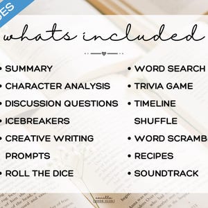 Night Road Book Club Guide Book Club Games Book Discussion Questions Kristin Hannah Book Club Kit Reading Activities Literary Fiction