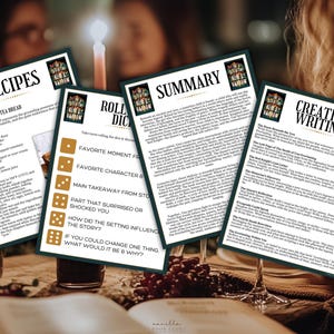 The Everlasting Book Club Guide Book Club Games Discussion Questions Alix E. Harrow BookTok Bookstagram Fantasy Romance Historical Fiction image 4