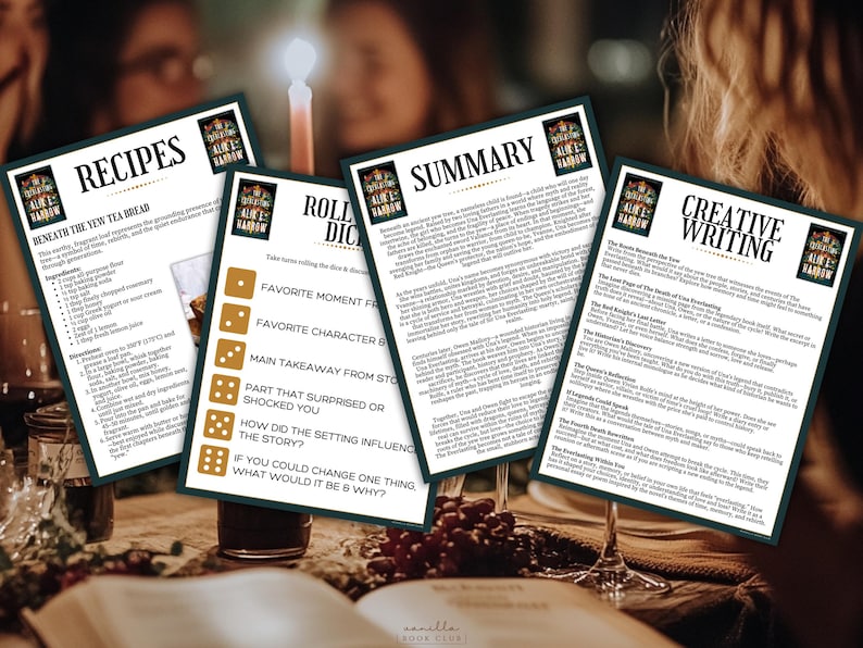 The Everlasting Book Club Guide Book Club Games Discussion Questions Alix E. Harrow BookTok Bookstagram Fantasy Romance Historical Fiction image 4