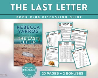 The Last Letter Buchklub Anleitung Buchklub Spiele Diskussion Fragen Rebecca Yarros BookTok Bookstagram Romanze Lesegruppe Fiction Novel