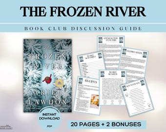 Guía del club de lectura de Frozen River Juegos del club de lectura Preguntas para debates sobre libros Kit del club de lectura de Ariel Lawhon Actividad Novela de ficción histórica