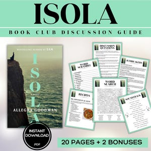Guida del Club del Libro Isola Giochi del Club del Libro Domande per la Discussione del Libro Kit del Club del Libro Allegra Goodman BookTok Bookstagram Narrativa Storica