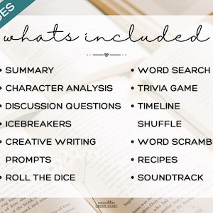 The Book of Lost Names Book Club Guide Book Club Games Book Discussion Questions Kristin Harmel Book Club Kit Activity Historical Fiction