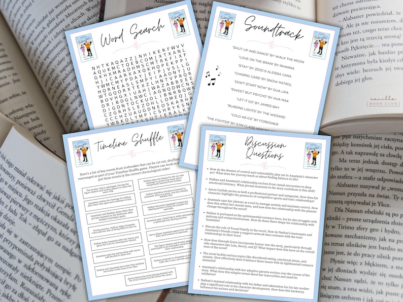 Icebreaker Book Club Guide Book Club Games Book Discussion Questions Hannah Grace BookTok Bookstagram Spicy Romance Novel Reading Group