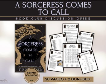 A Sorceress Comes to Call Book Club Guide Book Club Games Discussion Questions T Kingfisher Book Club Kit BookTok Bookstagram Fantasy Horror
