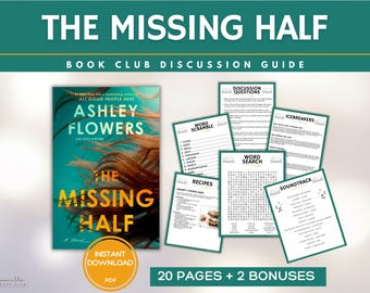 The Missing Half Book Club Guide Book Club Games Book Discussion Questions Ashley Flowers Book Club Kit Activity Thriller Mystery BookTok