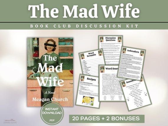 the tobacco wives book club questions Mad Wife Guide Book Club Games Book Discussion Meagan Church Booktok Historical Fiction Horror Mystery Thriller The Tobacco Wives Quiz And