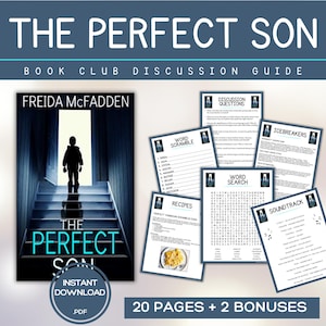 The Perfect Son Book Club Guide Book Club Games Book Discussion Questions Freida McFadden BookTok Bookstagram Psychological Thriller Novel