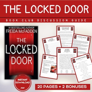 The Locked Door Book Club Guide Book Club Games Book Discussion Questions Freida McFadden Mystery Psychological Thriller Bookstagram BookTok