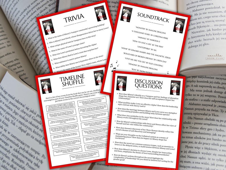 Bride Book Club Guide Book Club Games Discussion Questions Ali Hazelwood BookTok Bookstagram Fantasy Romance Reading Group Romantasy