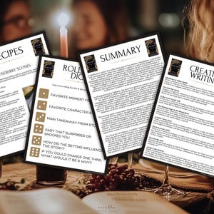 A Sorceress Comes to Call Book Club Guide Book Club Games Discussion Questions T Kingfisher Book Club Kit BookTok Bookstagram Fantasy Horror