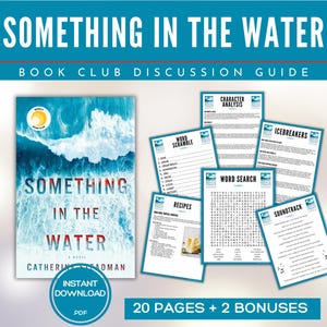 Something in the Water Book Club Guide Book Club Games Book Discussion Questions Catherine Steadman BookTok Bookstagram Thriller Mystery
