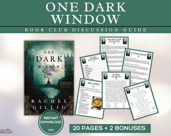 Guida al club del libro One Dark Window Giochi del club del libro Domande di discussione Rachel Gillig BookTok Bookstagram Fantasy Romance YA Reading Group