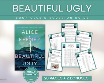 Beautiful Ugly Book Club Guide Book Club Games Book Discussion Questions Alice Feeney Book Club Kit Activity Psychological Thriller Mystery