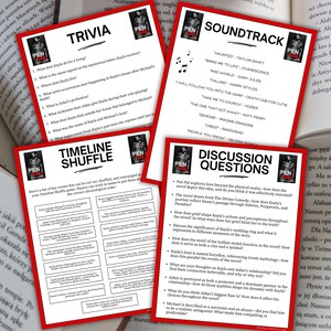 Pen Pal Book Club Guide Book Club Games Book Discussion Questions J.T. Geissinger Book Club Kit Activity Dark Romance Thriller Fiction Novel