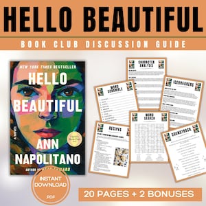 Ciao Bella Guida del Club del Libro Giochi del Club del Libro Domande per la Discussione del Libro Ann Napolitano Kit del Club del Libro Attività Romanzo di Narrativa Storica