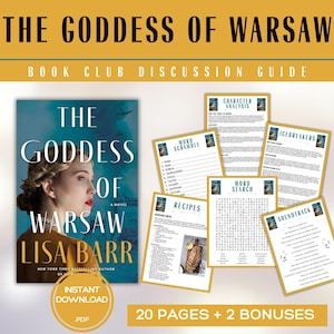 The Goddess of Warsaw Book Club Guide Book Club Games Book Discussion Questions Lisa Barr Book Club Kit Activity Historical Fiction Novel