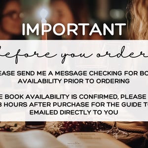 CUSTOM Book Club Discussion Guide & Book Club Games - Pick Your Book! IMPORTANT - Message for Book Availability! image 3