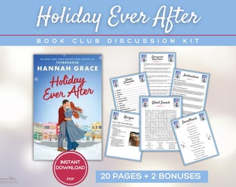 Holiday Ever After Book Club Guide Book Club Games Kit Book Discussion Questions Hannah Grace Christmas Holiday Romance BookTok Bookstagram