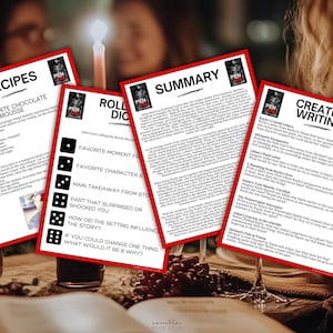 Pen Pal Book Club Guide Book Club Games Book Discussion Questions J.T. Geissinger Book Club Kit Activity Dark Romance Thriller Fiction Novel