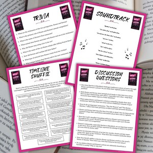 Butcher & Blackbird Book Club Guide Book Club Games Book Discussion Questions Brynne Weaver Book Club Kit Activity Dark Romance Fiction