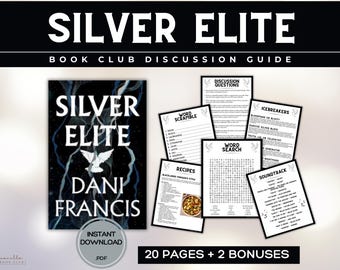 シルバーエリートブッククラブガイドブッククラブゲームディスカッションの質問ダニ・フランシスBookTokブックスタグラムファンタジーロマンスロマンスディストピア