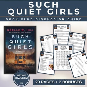 Such Quiet Girls Boekenclubgids Boekenclubgames Discussievragen boeken Noelle W. Ihli BookTok Bookstagram Mystery Thriller Book Club Kit