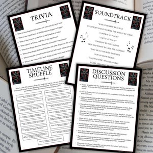 From Blood and Ash Book Club Guide Book Club Games Discussion Questions Jennifer L. Armentrout BookTok Bookstagram Fantasy Romance Romantasy