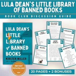 La piccola biblioteca di libri proibiti di Lula Dean Guida del club del libro Giochi del club del libro Domande per la discussione sui libri Kit del club del libro di Kirsten Miller Narrativa