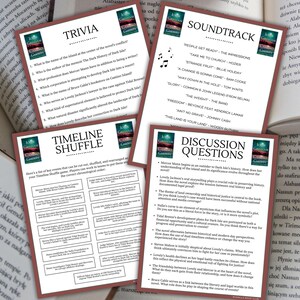 Camino Ghosts Book Club Guide Book Club Games Book Discussion Questions John Grisham Legal Mystery Psychological Thriller Reading Group