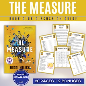 The Measure Book Club Guide Book Club Games Book Discussion Questions Jason Rekulak Book Club Kit Activity Science Fiction Suspense Novel